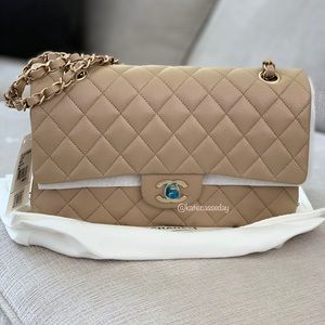 Chanel 21S Dark Beige Iridescent Medium CF